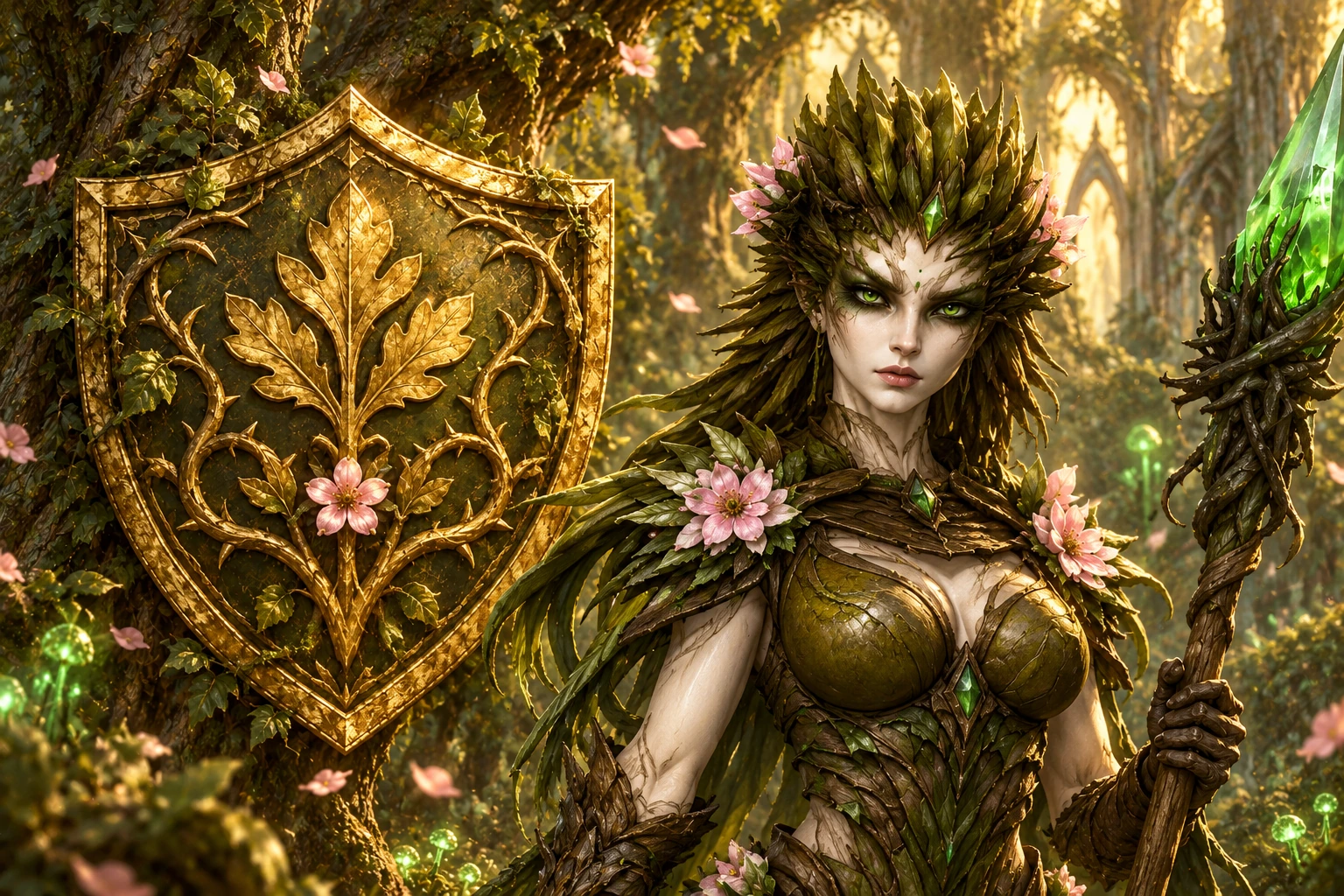 Dryad race banner and portrait