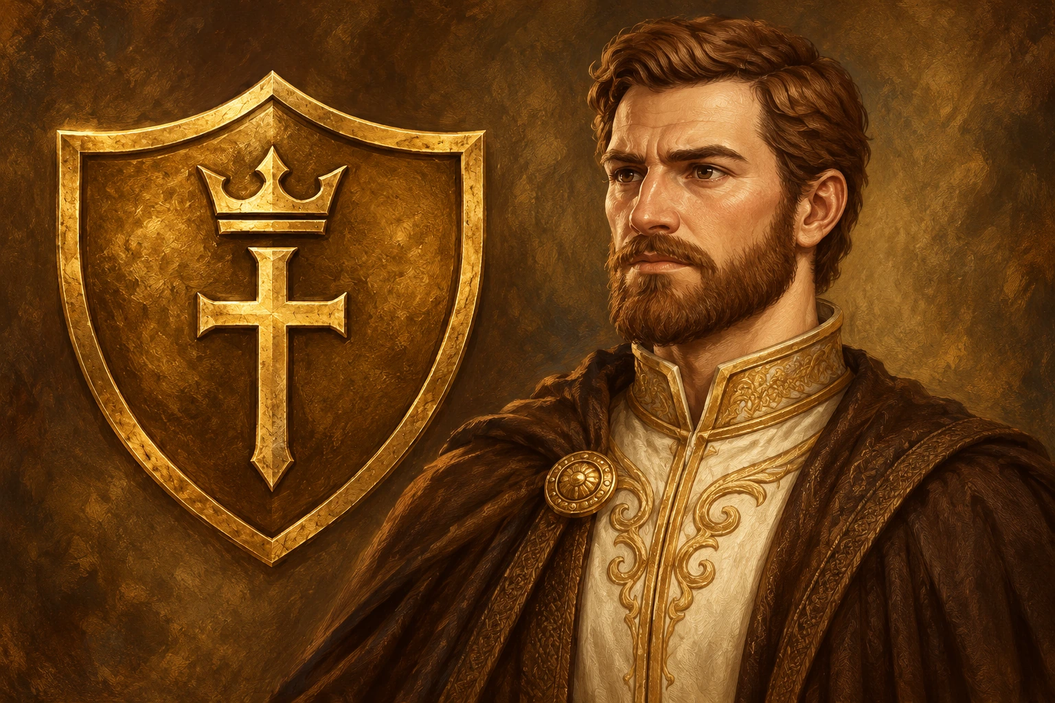 Human race banner and portrait