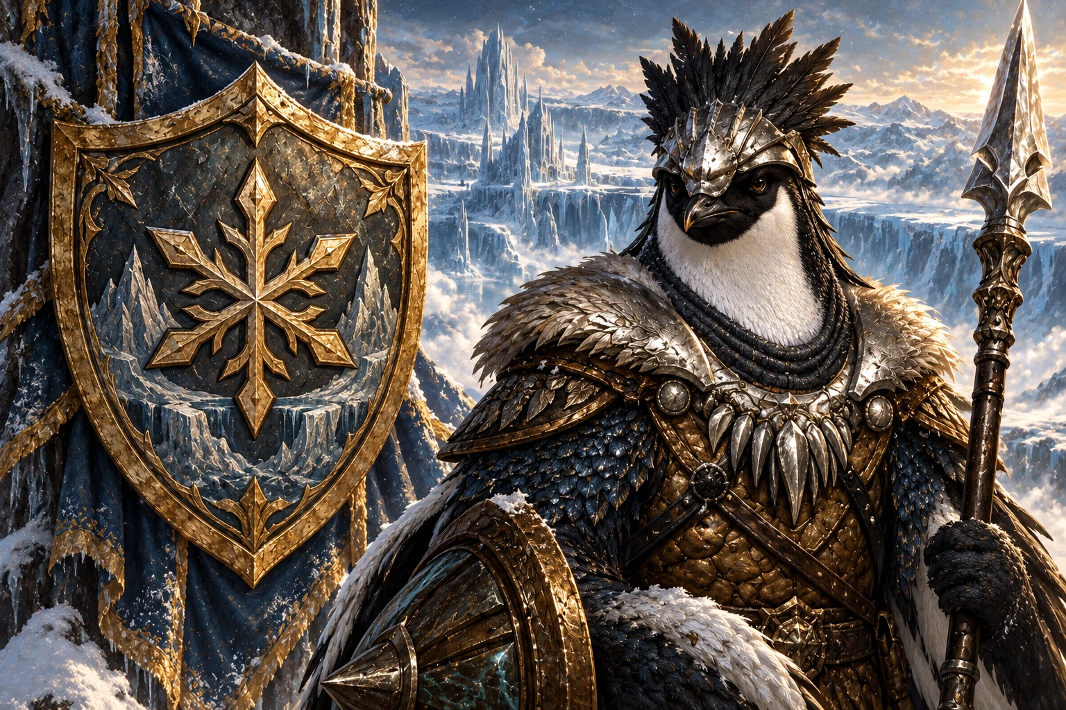 Nivaar race banner and portrait